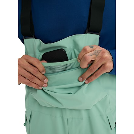 Nohavice na snowboard Burton Reserve Bib soft sage 2026 - 6