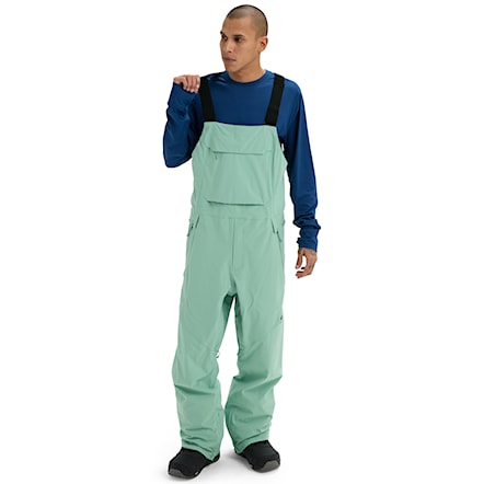 Nohavice na snowboard Burton Reserve Bib soft sage 2026 - 8