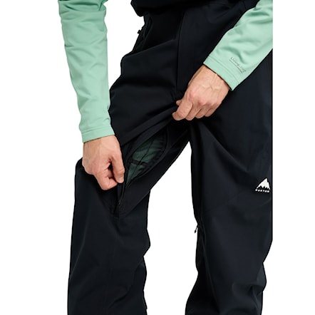 Nohavice na snowboard Burton Reserve Bib true black 2026 - 3