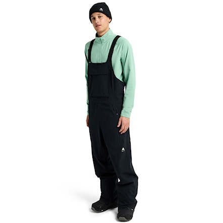 Nohavice na snowboard Burton Reserve Bib true black 2026 - 8