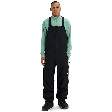 Nohavice na snowboard Burton Reserve Relax 2L Bib true black 2026 - 1