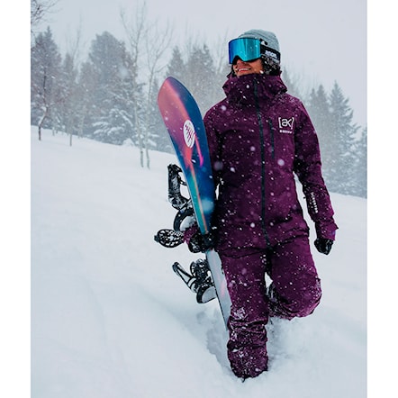 Nohavice na snowboard Burton Wms [ak] Gore Kimmy 2L Bib purple root 2025 - 8