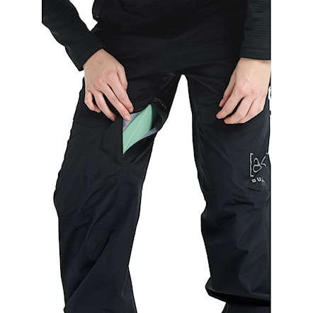 Nohavice na snowboard Burton Wms [ak] GORE-TEX Kimmy 3L Bib true black 2026 - 7