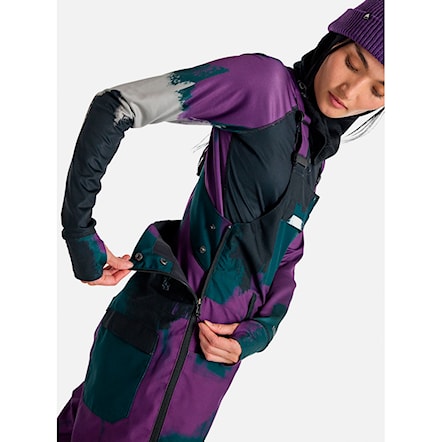 Spodnie snowboardowe Burton Wms Avalon Bib forest chalk 2025 - 4