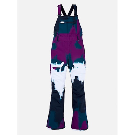 Spodnie snowboardowe Burton Wms Avalon Bib forest chalk 2025 - 8