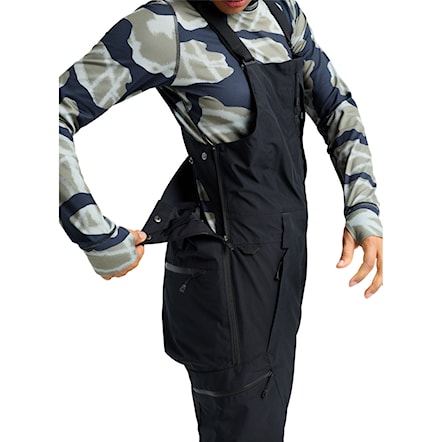 Nohavice na snowboard Burton Wms GORE-TEX Reserve 2L Bib true black 2026 - 4