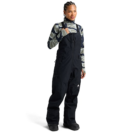 Nohavice na snowboard Burton Wms GORE-TEX Reserve 2L Bib true black 2026 - 8