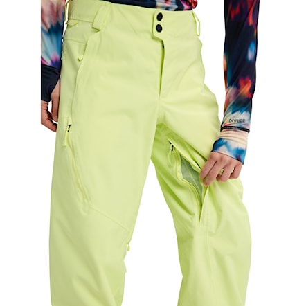 Nohavice na snowboard Burton Wms Reserve 2L Relax Pant glow yellow green 2026 - 5