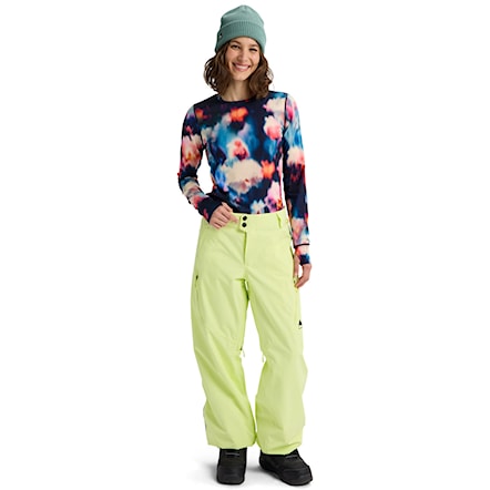 Nohavice na snowboard Burton Wms Reserve 2L Relax Pant glow yellow green 2026 - 9