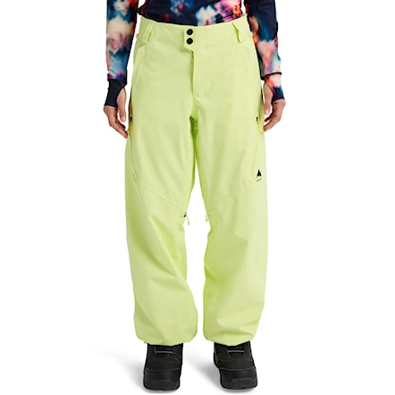 Nohavice na snowboard Burton Wms Reserve 2L Relax Pant glow yellow green 2026 - 1