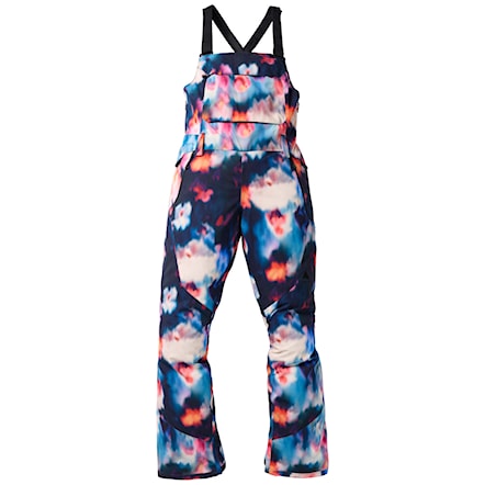 Nohavice na snowboard Burton Wms Reserve 2L Stretch Slim Bib floral blur 2026 - 7