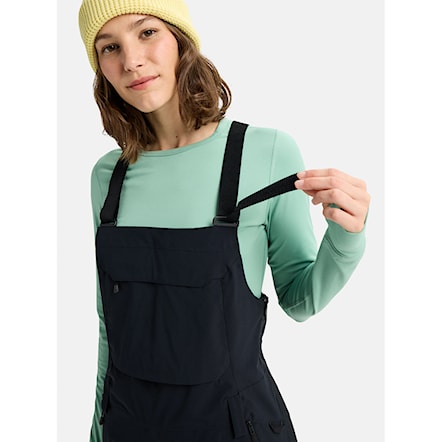 Spodnie snowboardowe Burton Wms Reserve 2L Stretch Slim Bib Tall true black 2026 - 3