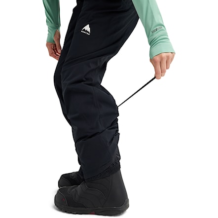 Nohavice na snowboard Burton Wms Reserve 2L Stretch Slim Bib true black 2026 - 6