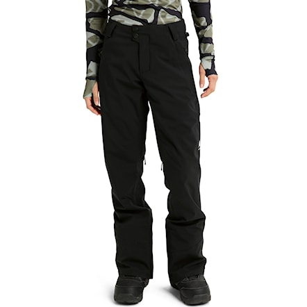 Nohavice na snowboard Burton Wms Reserve 2L Stretch Slim Pant true black 2026 - 1