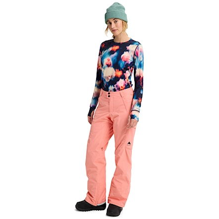 Nohavice na snowboard Burton Wms Reserve Insulated Pant Regular sunrise coral 2026 - 8