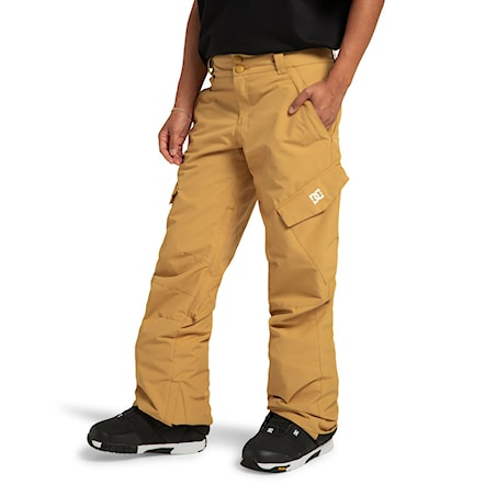 Nohavice na snowboard DC Wms Nonchalant Pant mustard gold 2026 - 3