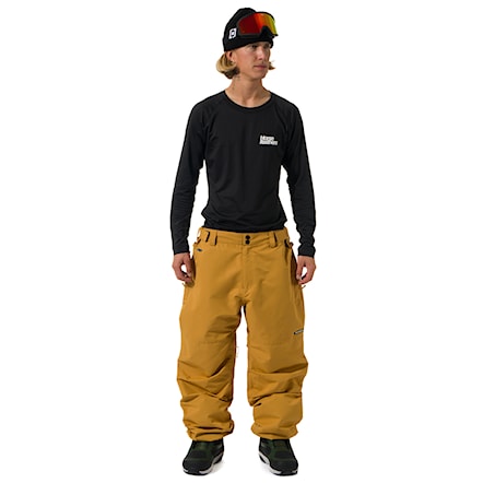 Nohavice na snowboard Horsefeathers Baron amber gold 2026 - 4