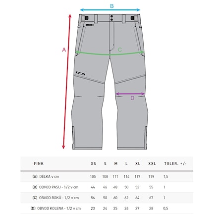 Snowboard Pants Horsefeathers Fink moonlight blue 2026 - 4