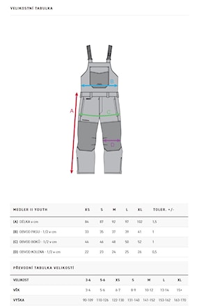 Nohavice na snowboard Horsefeathers Medler II Youth Pants hydro 2025 - 3