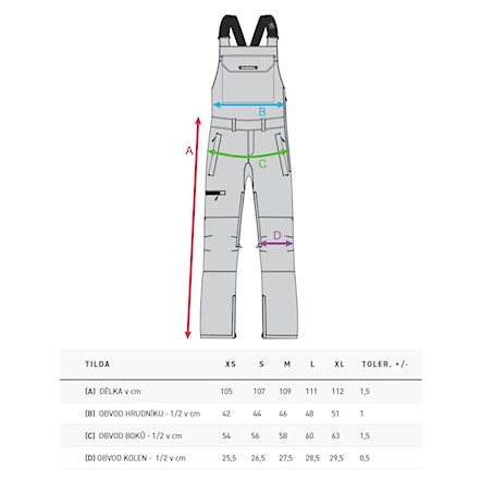 Nohavice na snowboard Horsefeathers Tilda lotus 2026 - 3