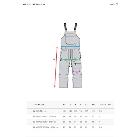 Spodnie snowboardowe Horsefeathers Transfer hydro 2025 - 3