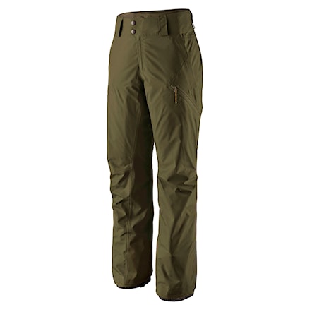 Spodnie snowboardowe Patagonia W's Powder Town Pants pine needle green 2025 - 1