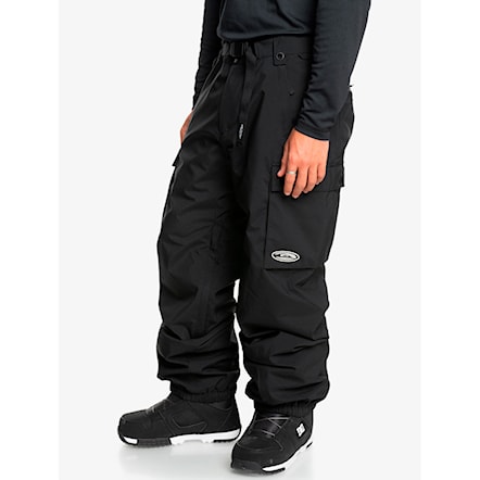 Kalhoty na snowboard Quiksilver Snow Down Cargo true black 2025 - 3