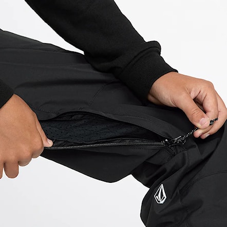 Kalhoty na snowboard Volcom Kids Barkley Ins Bib Overall black 2026 - 4