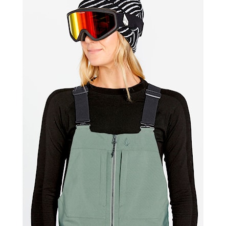 Spodnie snowboardowe Volcom Wms Swift Bib Overall lichen green 2025 - 5