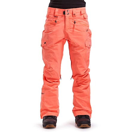 Spodnie snowboardowe Nugget Frida acid orange 2016 - 1