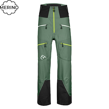 Technical Pants ORTOVOX Guardian Shell green forest 2021 - 1