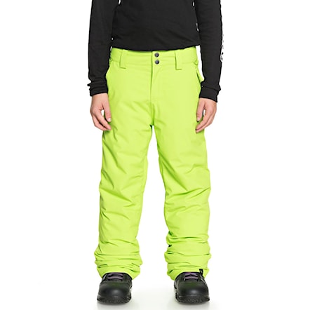 Nohavice na snowboard Quiksilver Estate Youth lime green 2019 - 1