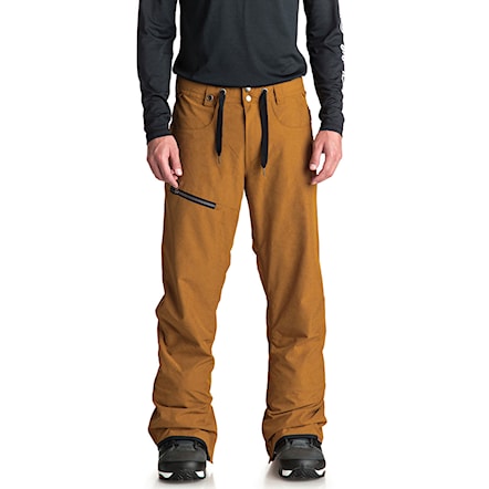 Kalhoty na snowboard Quiksilver Forest Oak golden brown 2019 - 1