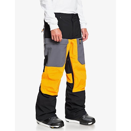 orange stretch pants