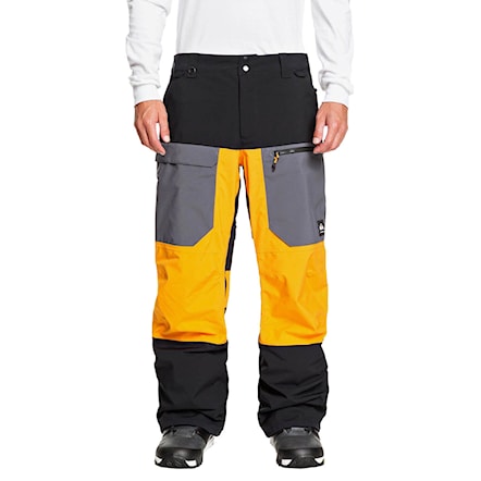 Kalhoty na snowboard Quiksilver Travis Rice Stretch flame orange 2021 - 1