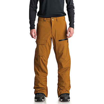 Kalhoty na snowboard Quiksilver Utility golden brown 2019 - 1