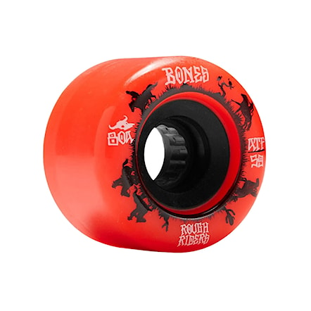 Skateboard kolieska Bones ATF Rough Rider red 2020 - 1
