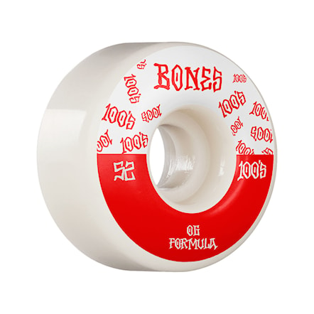 Skateboard Wheels Bones Ogf 100's V4 white 2020 - 1