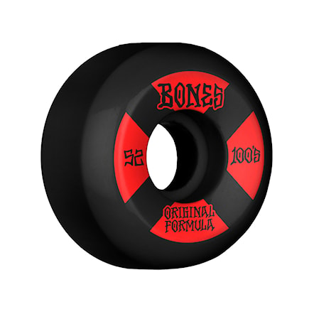 Skateboard kolečka Bones Og 100'S V5 Sidecut black 2022 - 1