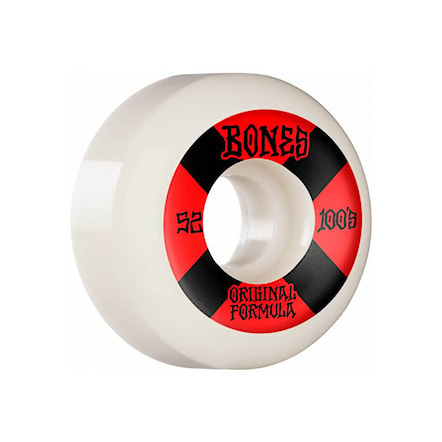 Skateboard Wheels Bones Og 100'S V5 Sidecut white 2022 - 1