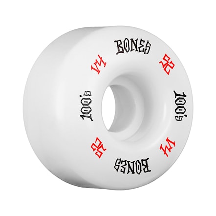 Skateboard kolieska Bones OG 100's V4 white 2019 - 1