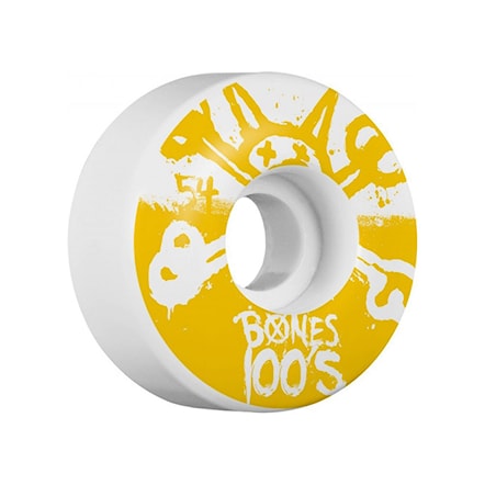 Skateboard kolieska Bones Ogf V4 100's white 2018 - 1