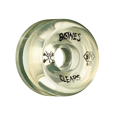 Skateboard kółka Bones Spf clear natural 2016 - 1