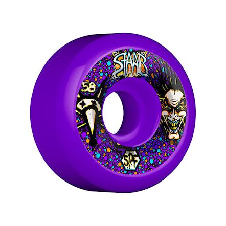 Skateboard Wheels Bones Spf Staab Scientist purple 2016 - 1