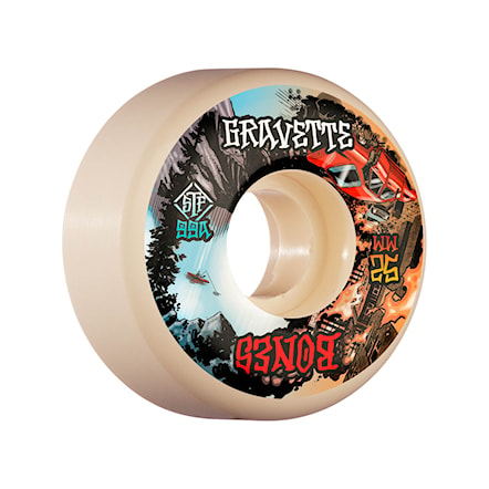 Skateboard kółka Bones Stf Gravette Heaven&Hell V2 Lock beige 2022 - 1