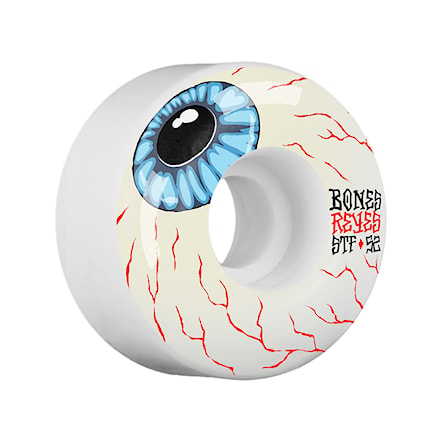 Skateboard kolečka Bones Stf Reyes Eyeball V4 white 2018 - 1