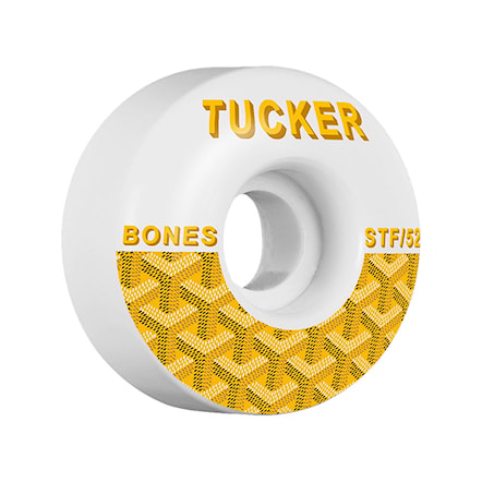 Skateboard kolečka Bones Stf Pro Tucker Goyard V1 white 2019 - 1