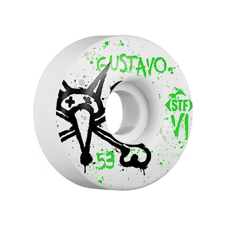 Skateboard Wheels Bones Stf V1 Gustavo Vato 53Mm/103A white 2016 - 1