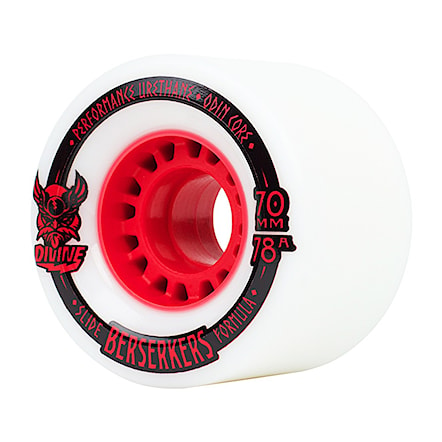 Longboard Wheels Divine Berserkers white/red 2016 - 1