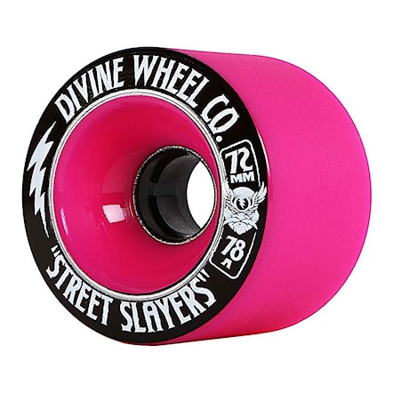 Longboard kółka Divine Street Slayers hot pink 2016 - 1